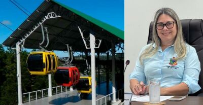 Imagem da notícia Rosângela Marçal solicita recursos para novo Lar dos Idosos e bondinhos no Parque Salto do Sucuriú em Costa Rica